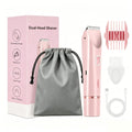 Electric Shaver for Woman Double Head Dual Purpose Female Razor Body Epilator Leg Underarm Bikini Electric Hair Remover Trimmer